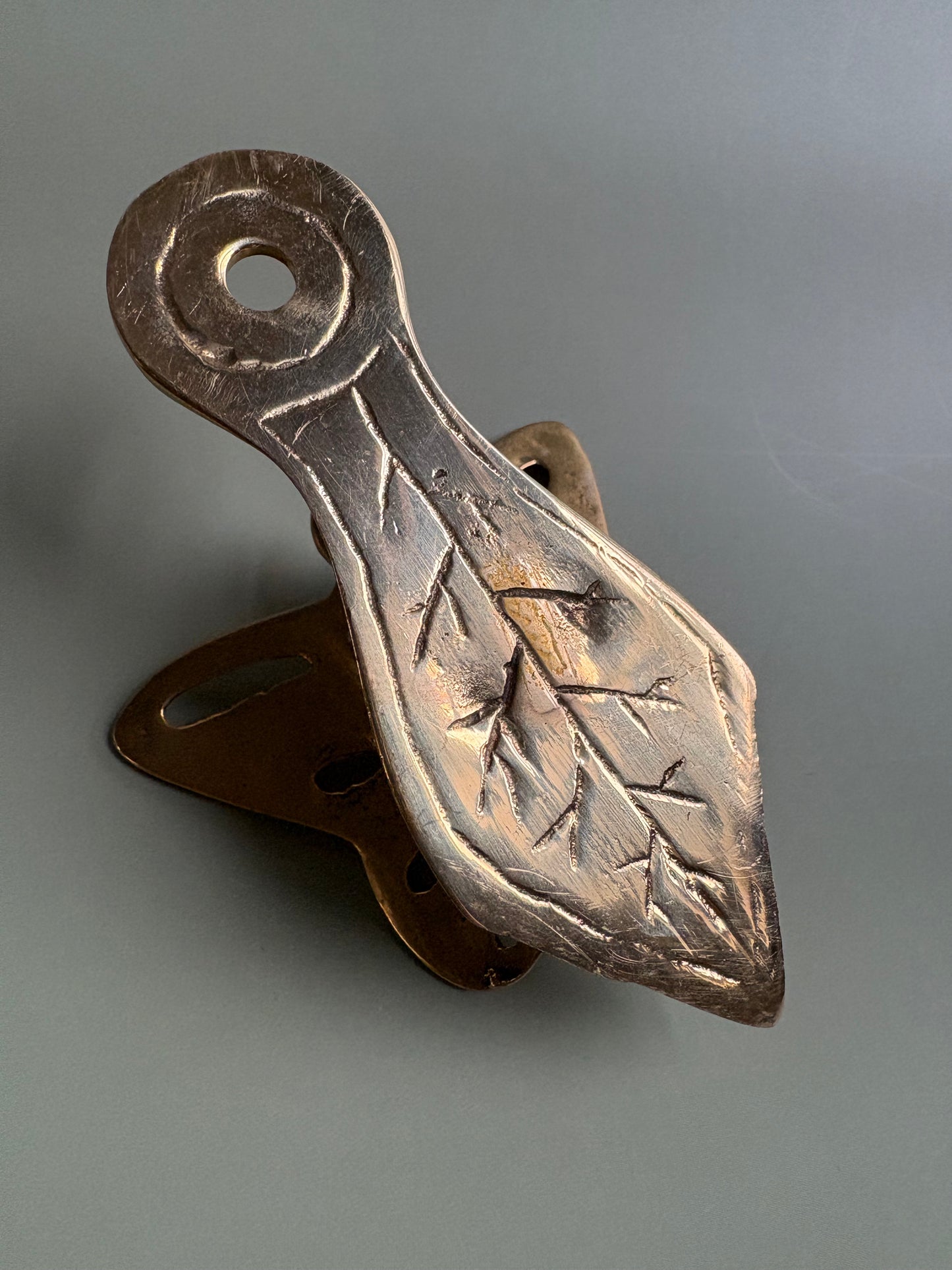 Vintage Brass Butterfly Clip