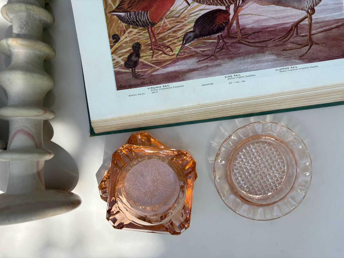 Pink Glass Dish