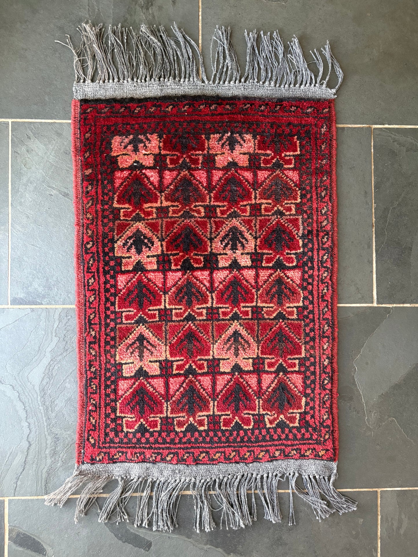 Vintage Woven Red Rug