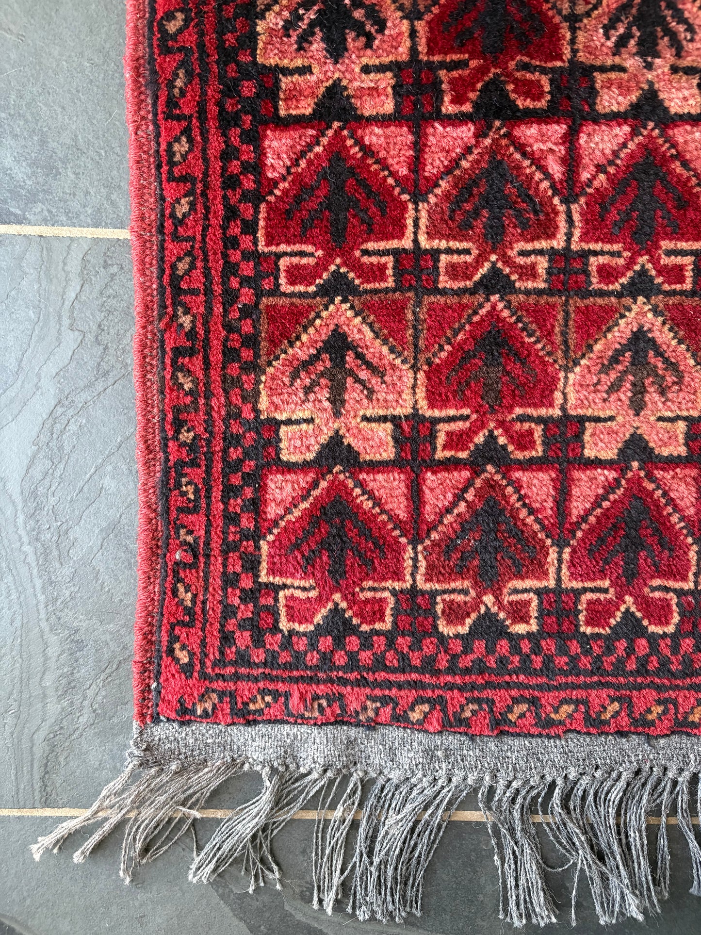 Vintage Woven Red Rug