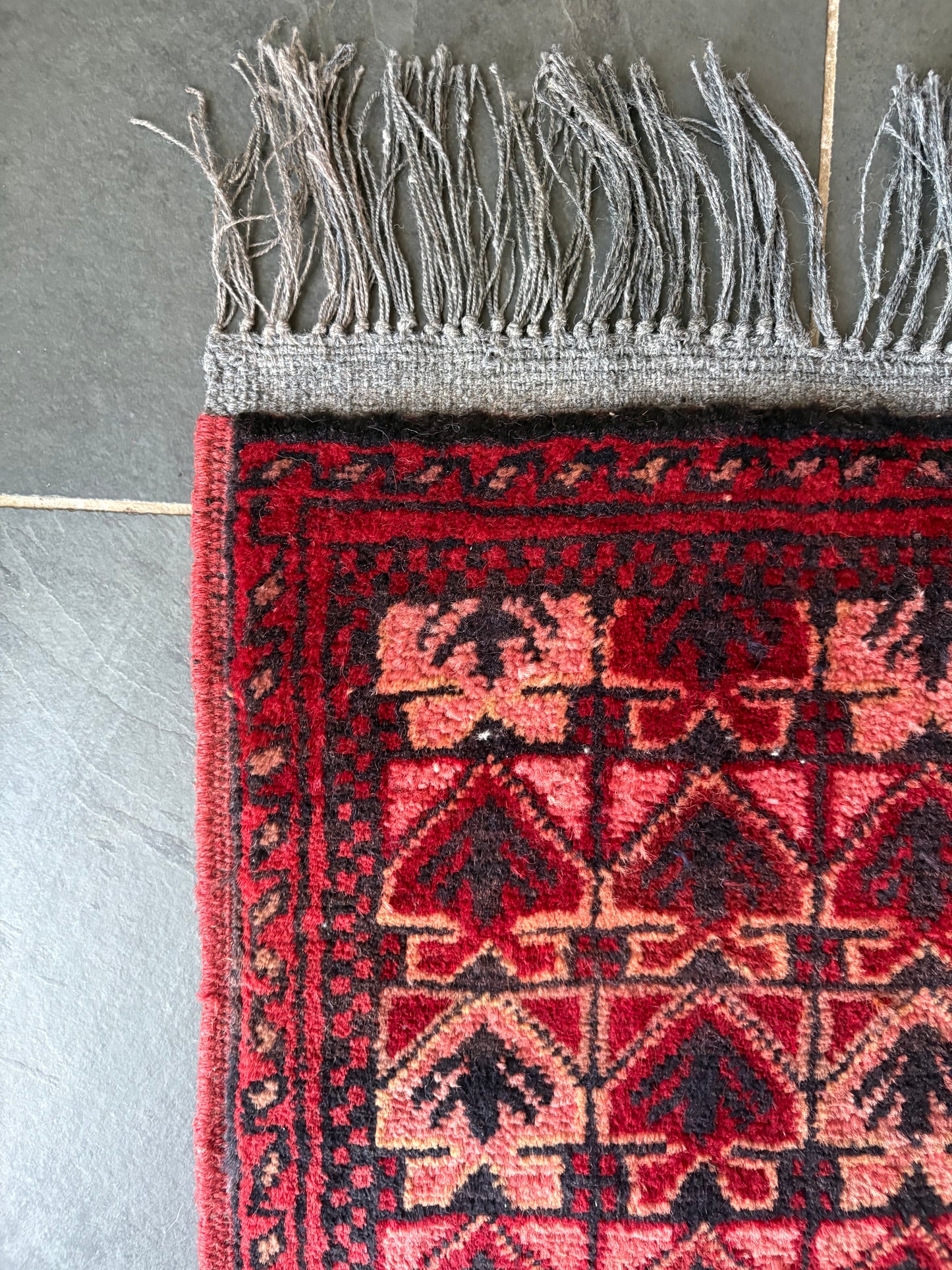 Vintage Woven Red Rug