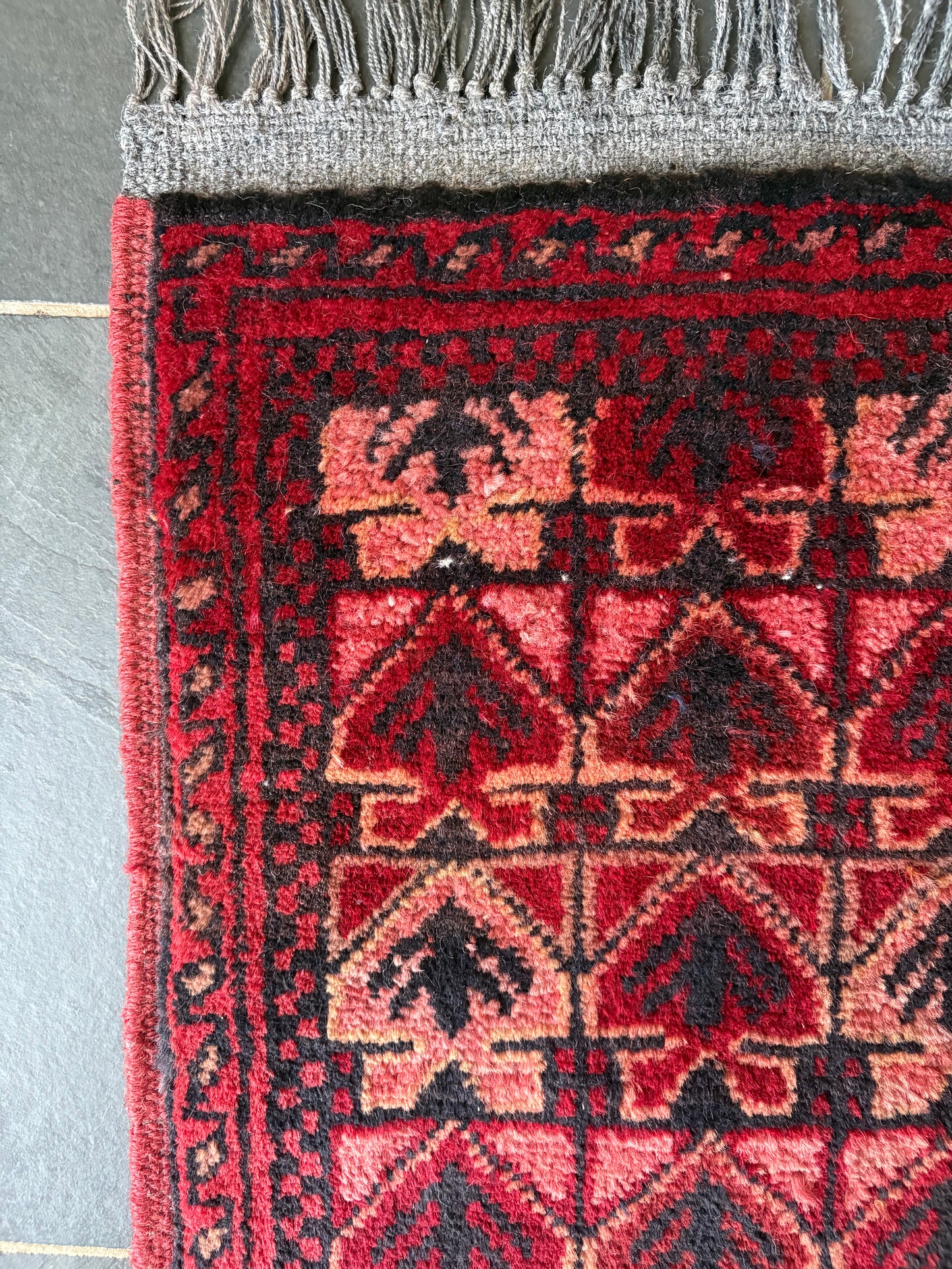 Vintage Woven Red Rug