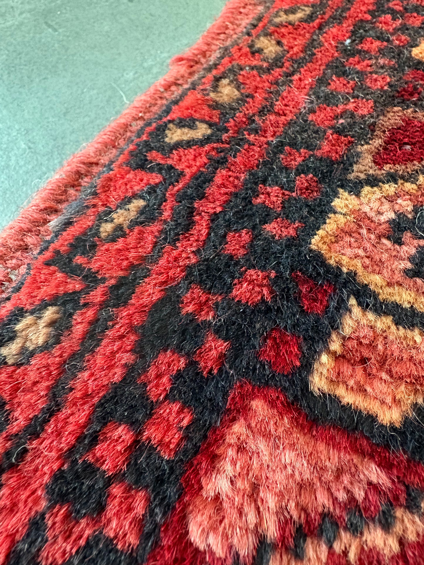 Vintage Woven Red Rug