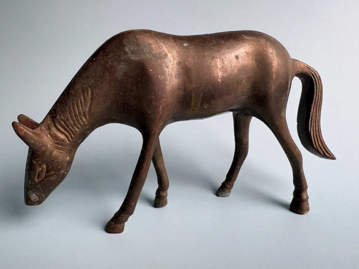 Small Vintage Brass Horse