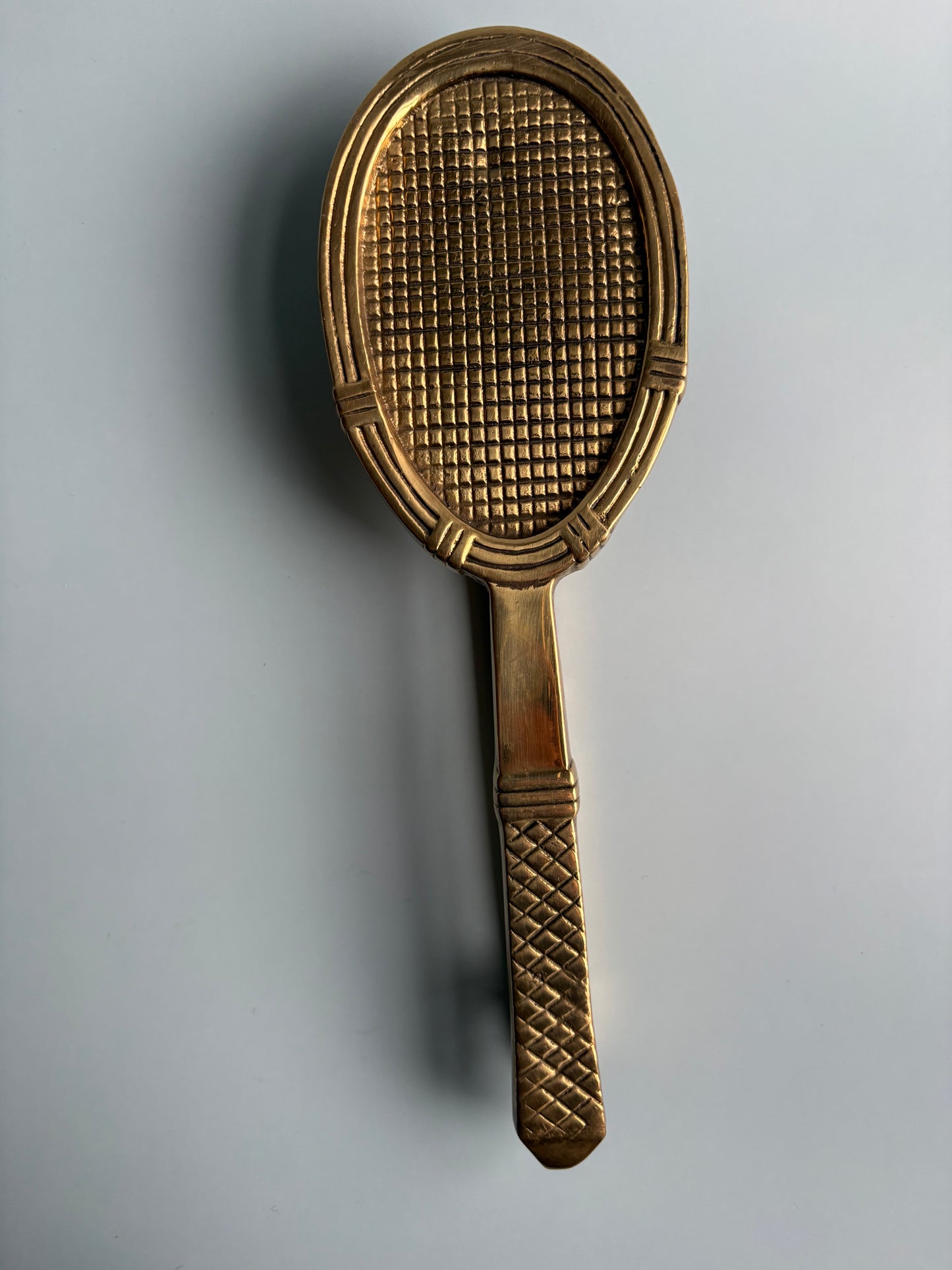 Vintage Brass Racket Door Knocker