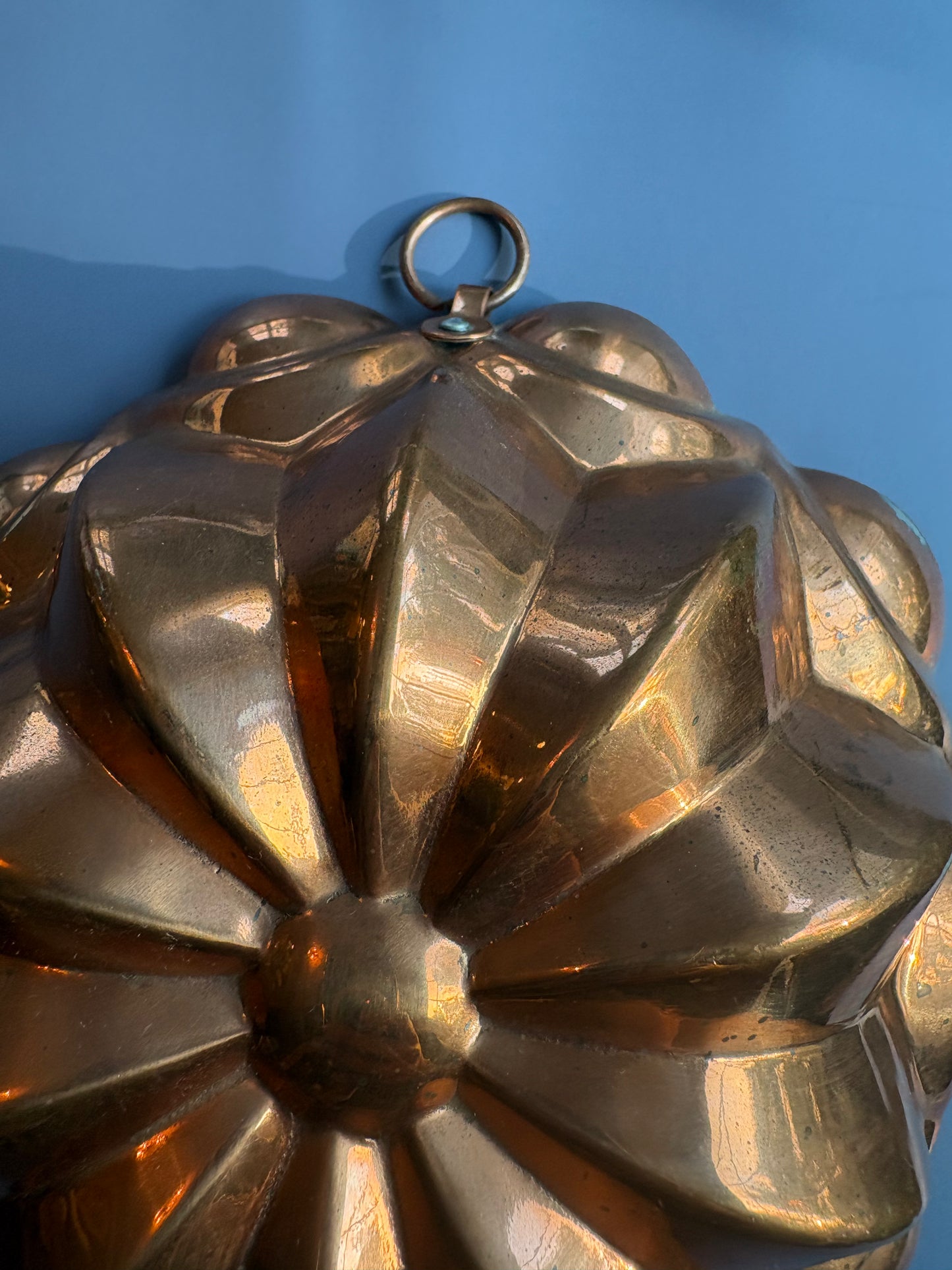 Vintage Round and Scalloped Copper Mold