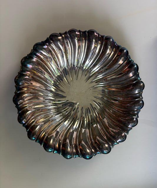 Vintage Silver-Plated Tray