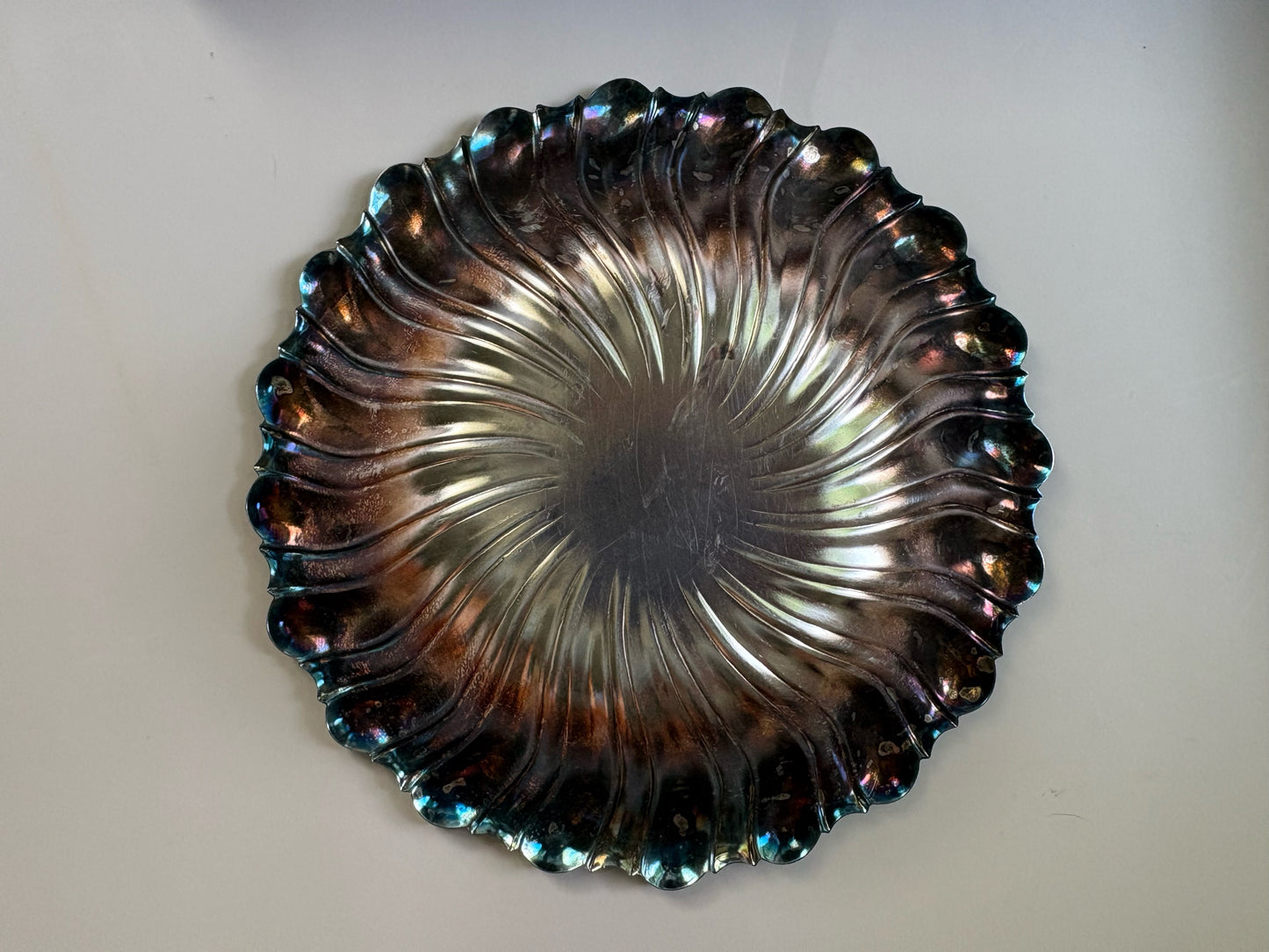 Vintage Silver-Plated Tray