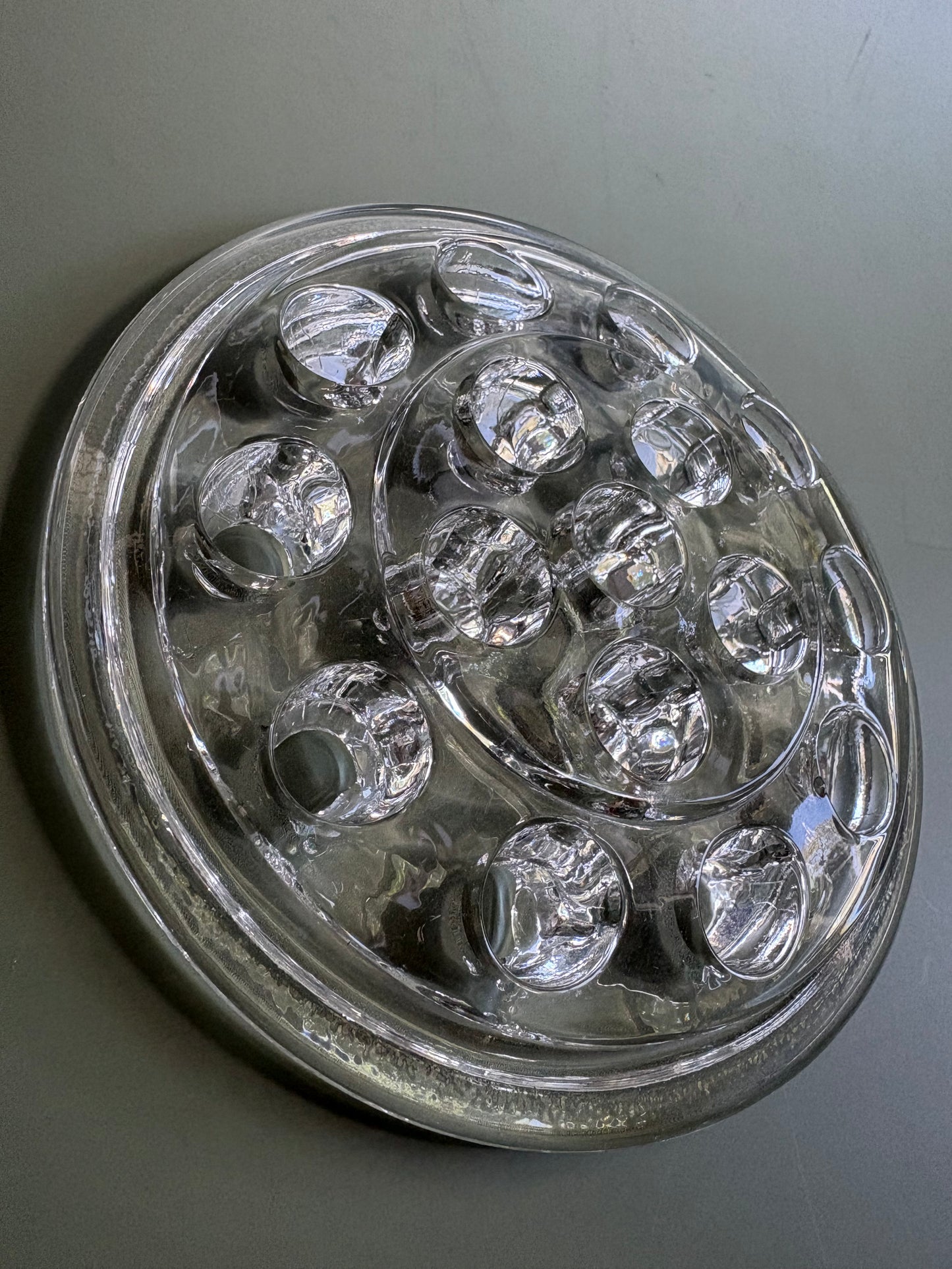 Vintage Glass Flower Frog