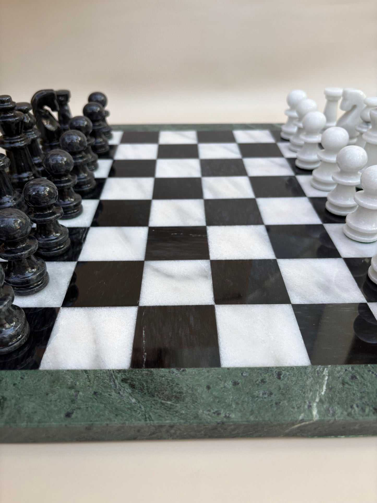 Vintage Marble Chess Set