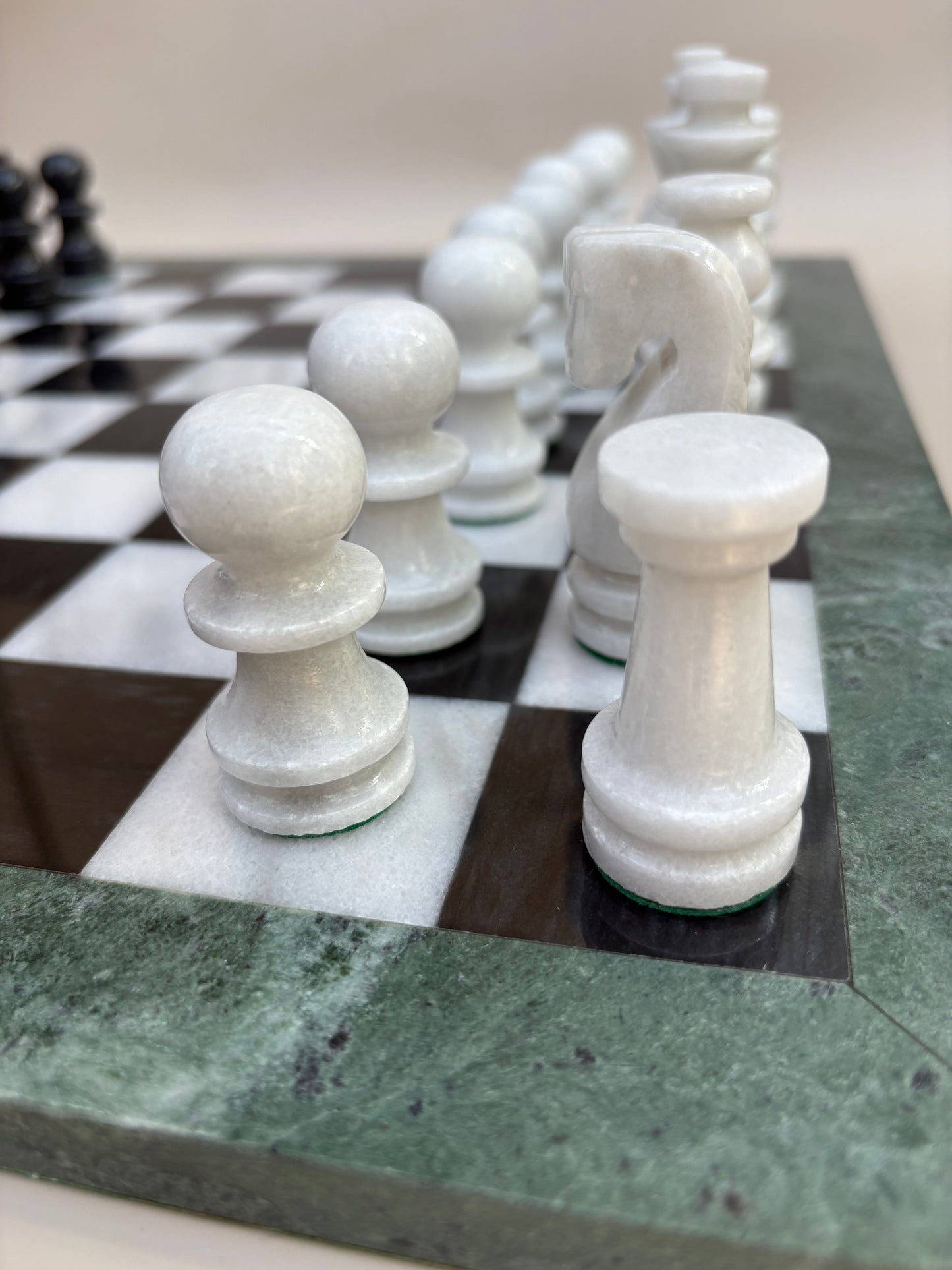 Vintage Marble Chess Set