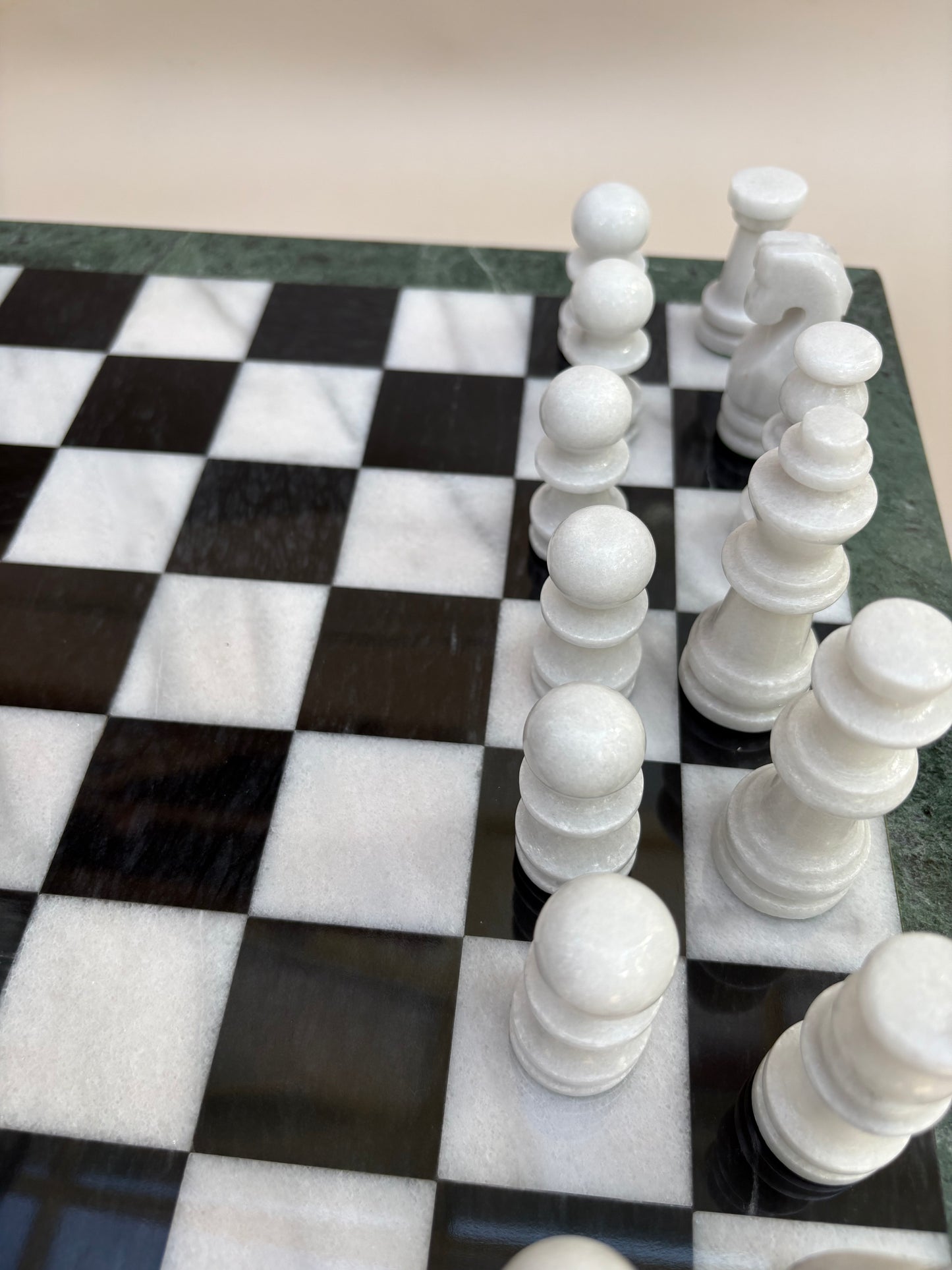 Vintage Marble Chess Set