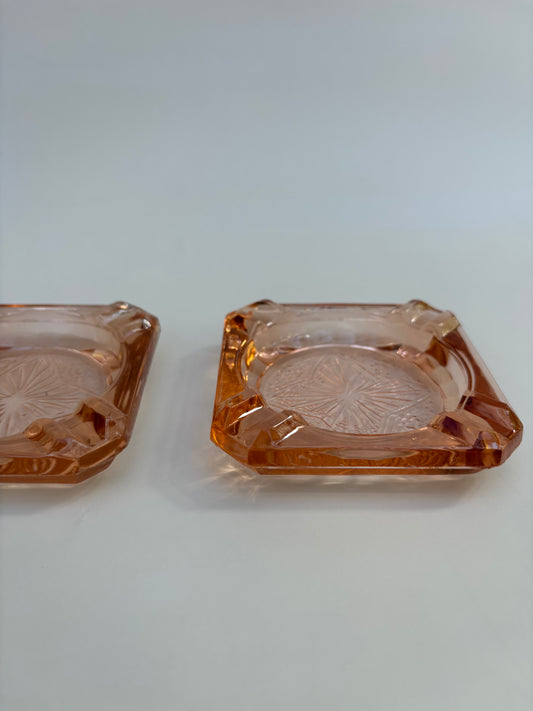 Pink Glass Dish