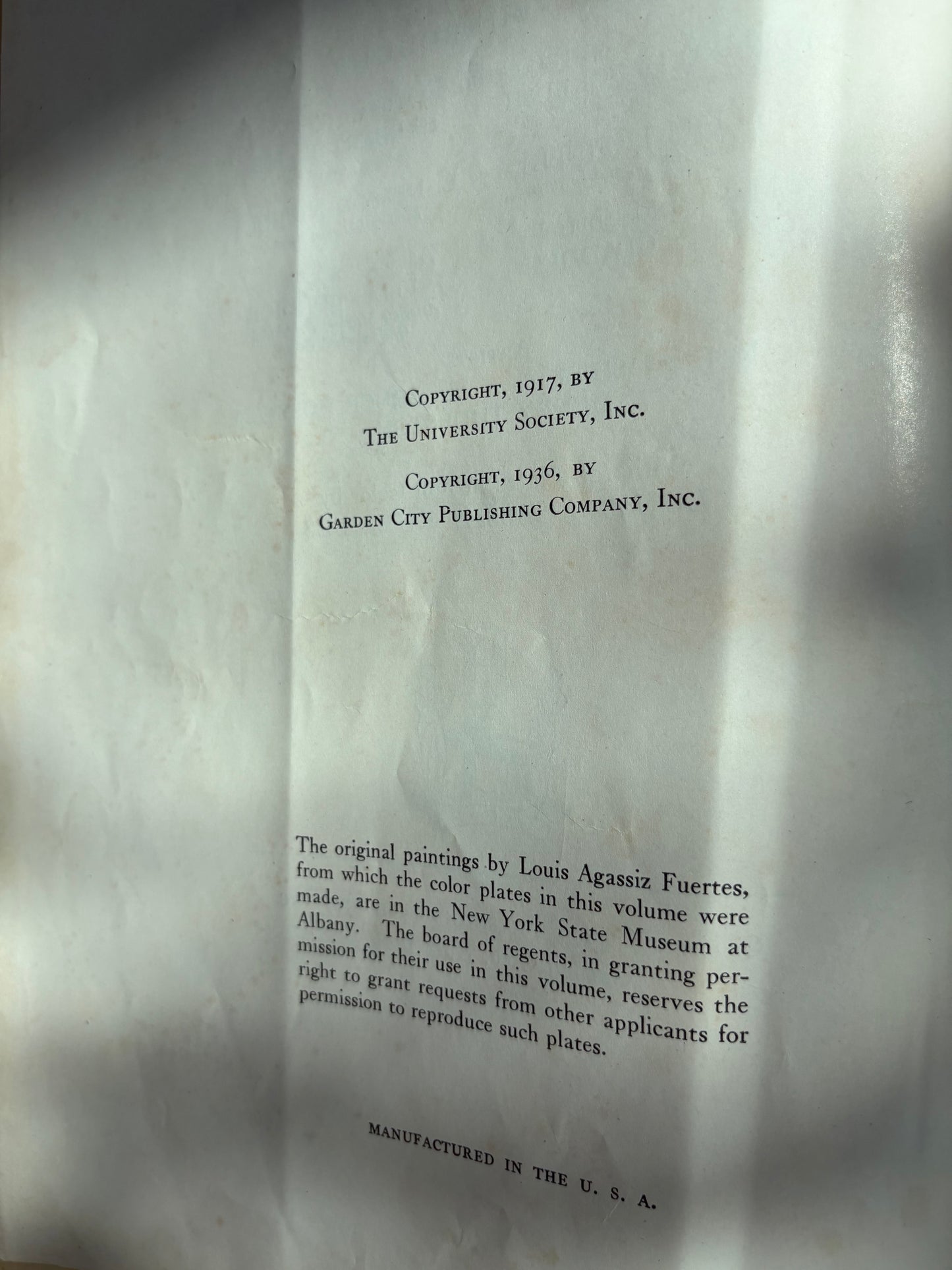 1936 Edition of Birds of America