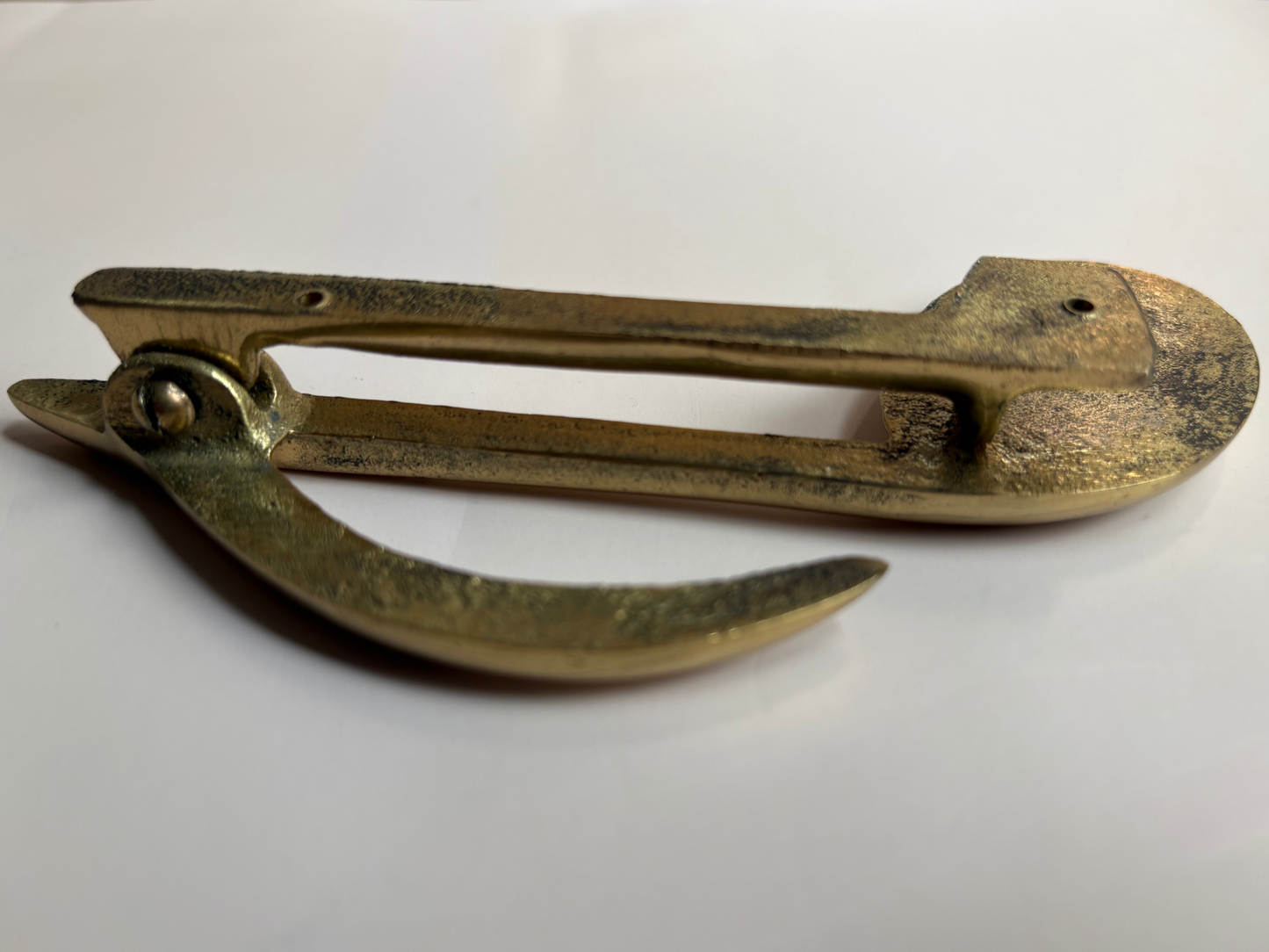 Vintage Brass Musical Note Door Knocker