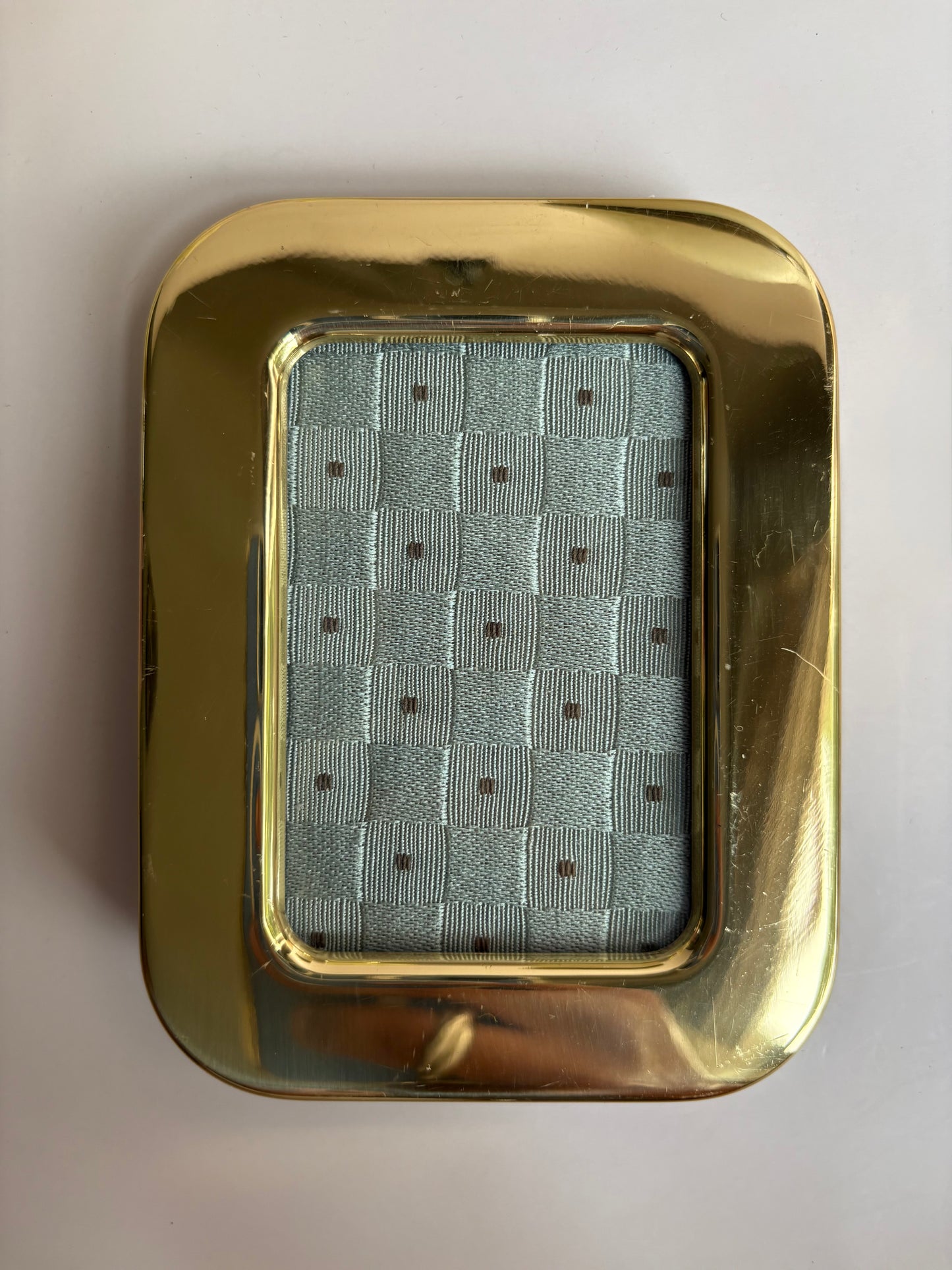 Vintage Brass Mini Picture Frame