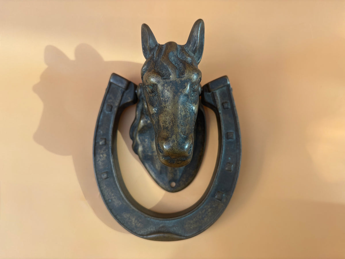 Vintage Equestrian Door Knocker