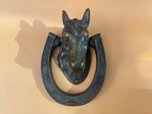 Vintage Equestrian Door Knocker