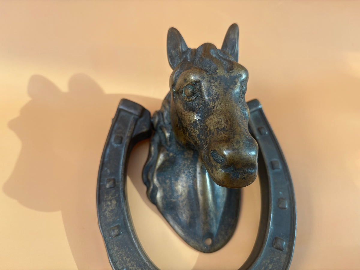 Vintage Equestrian Door Knocker