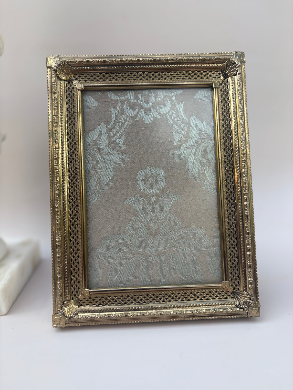 Vintage Brass Filigree Frame