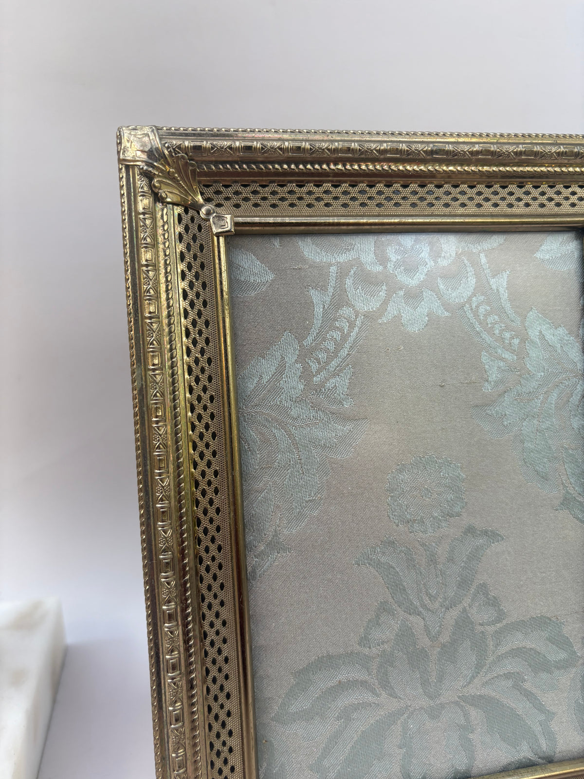 Vintage Brass Filigree Frame