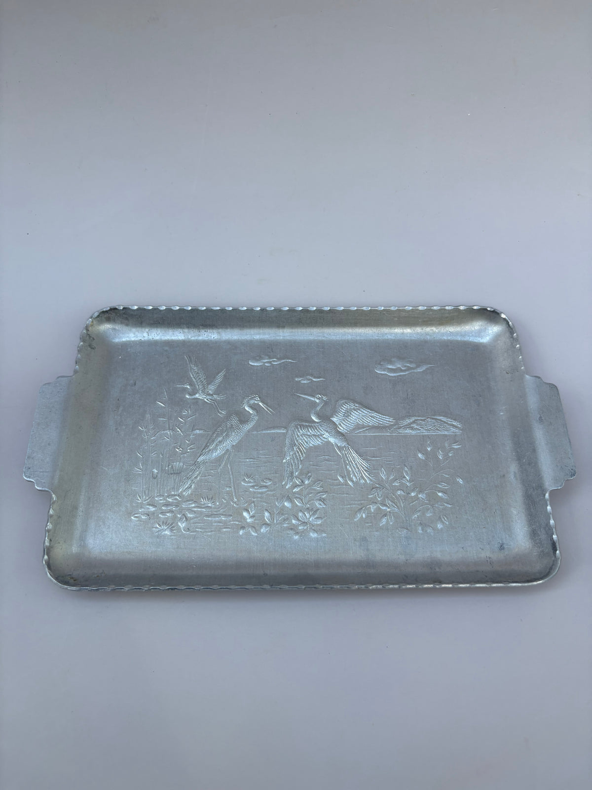Vintage Aluminum Tidbit Tray