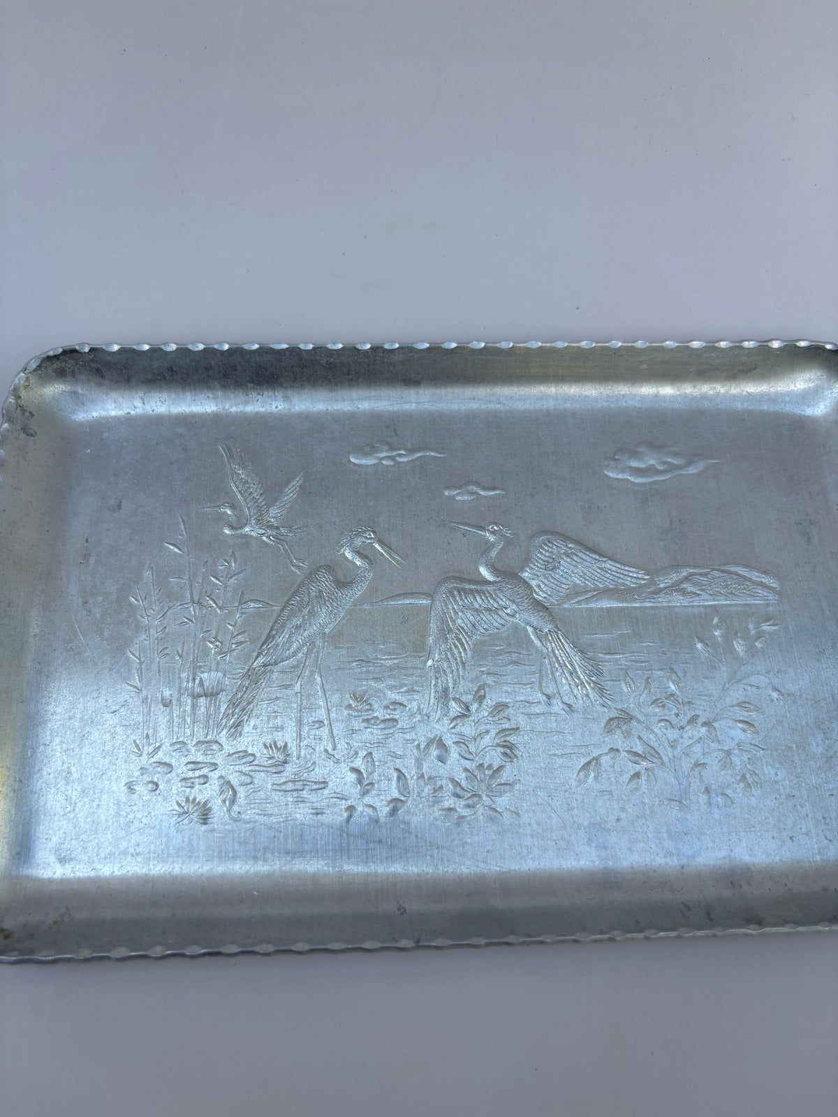 Vintage Aluminum Tidbit Tray