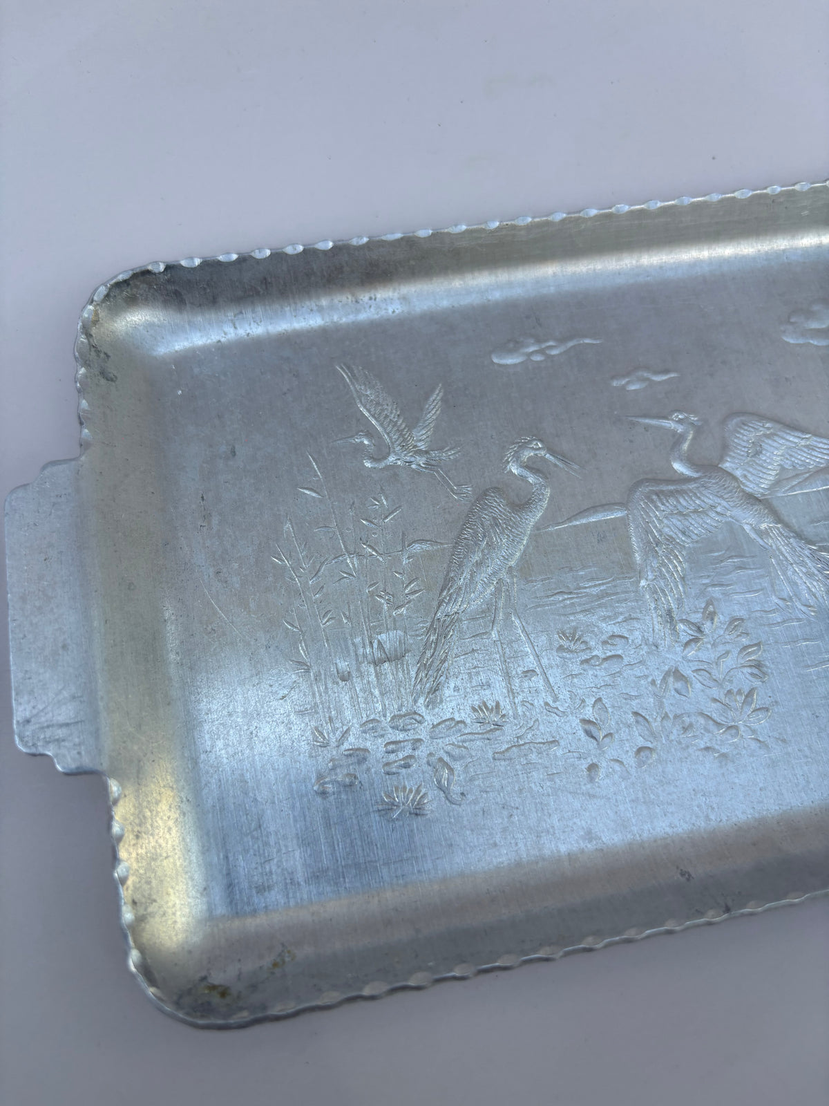 Vintage Aluminum Tidbit Tray