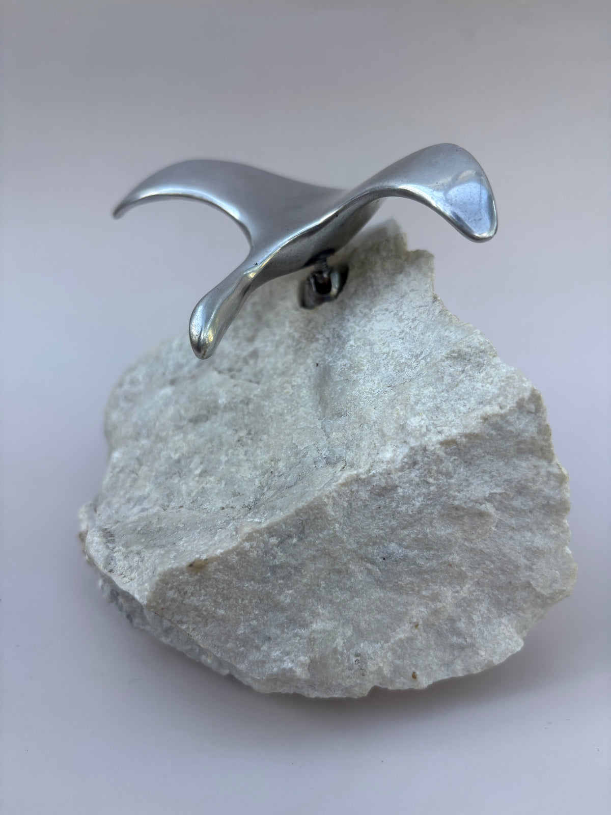Vintage Hoselton Aluminum Small Goose Sculpture