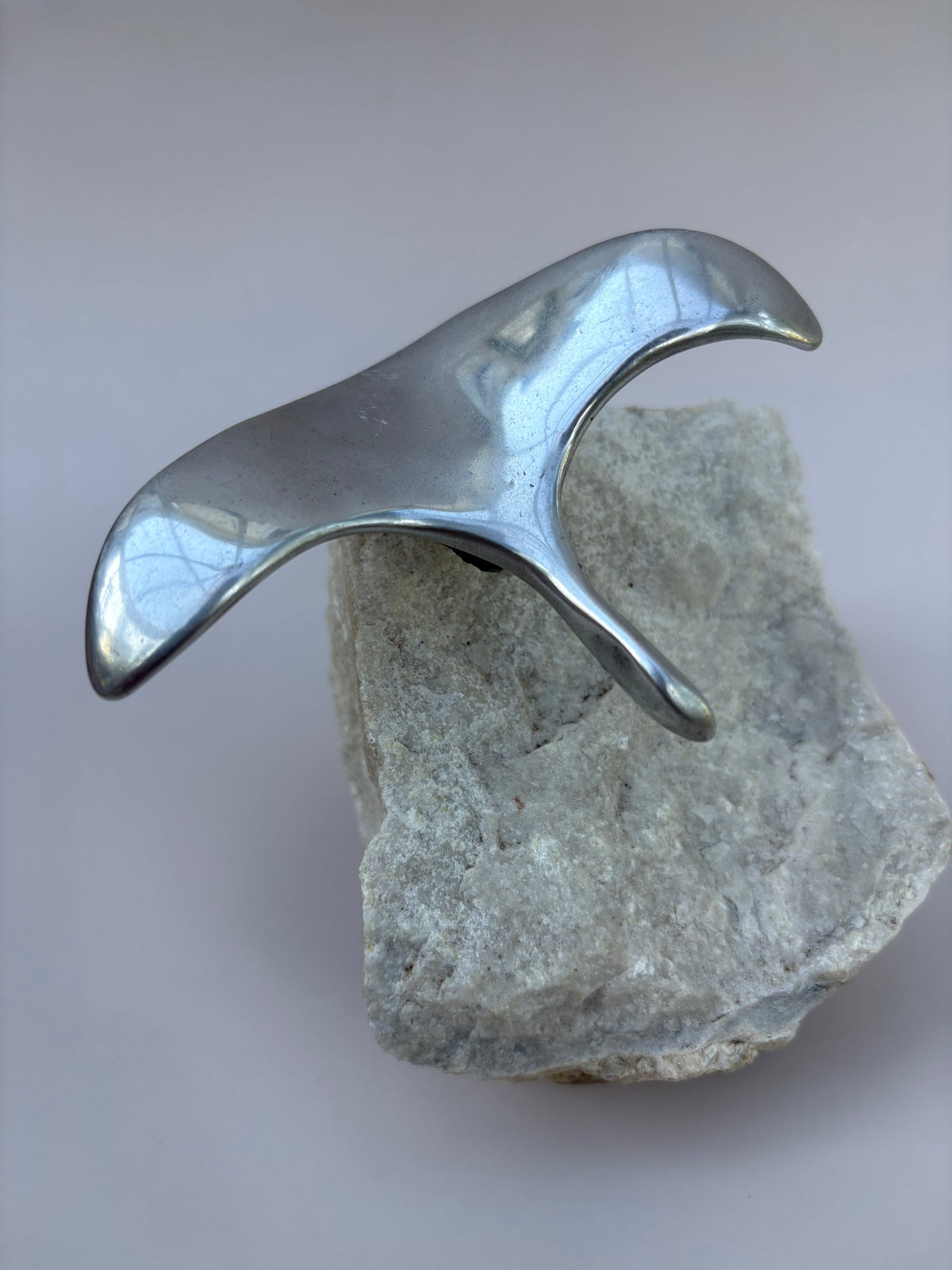 Vintage Hoselton Aluminum Small Goose Sculpture
