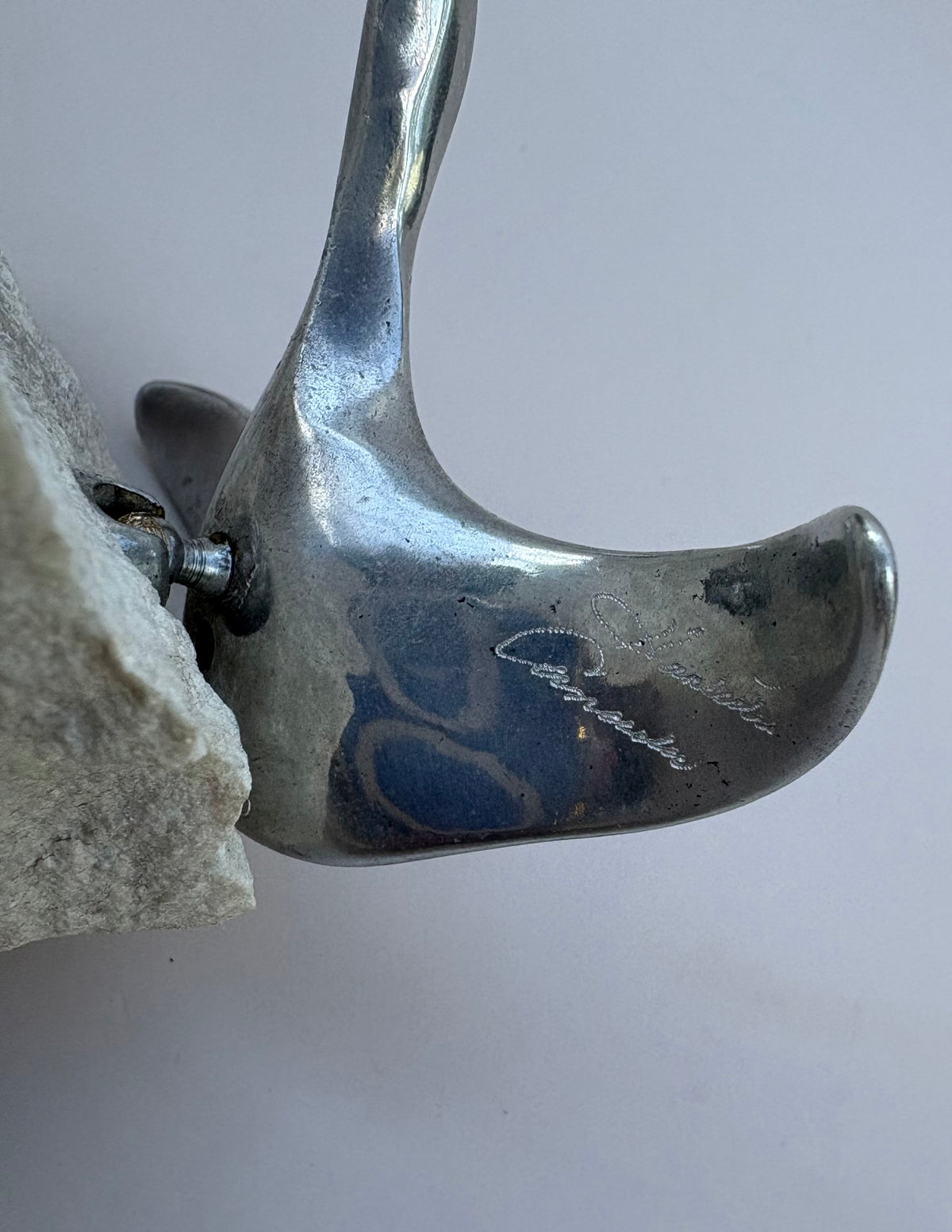 Vintage Hoselton Aluminum Small Goose Sculpture