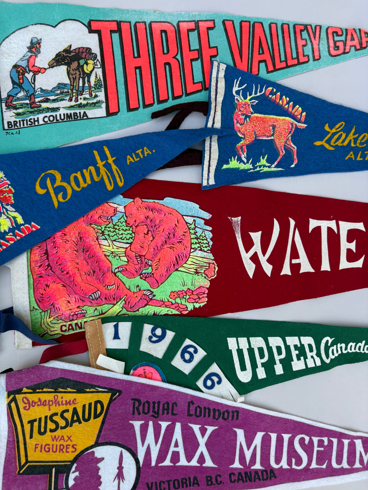 Vintage 1966 Upper Canada Village Pennant