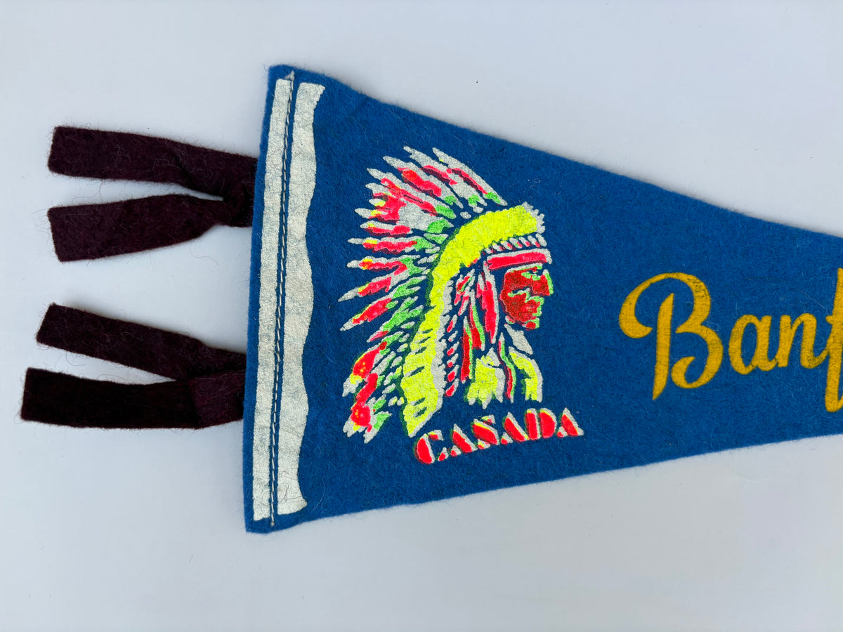 Vintage Banff, Alberta pennant