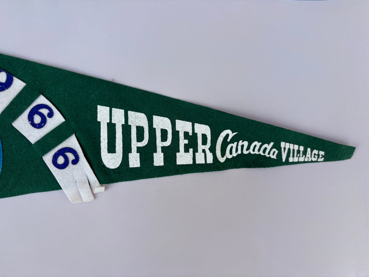 Vintage 1966 Upper Canada Village Pennant