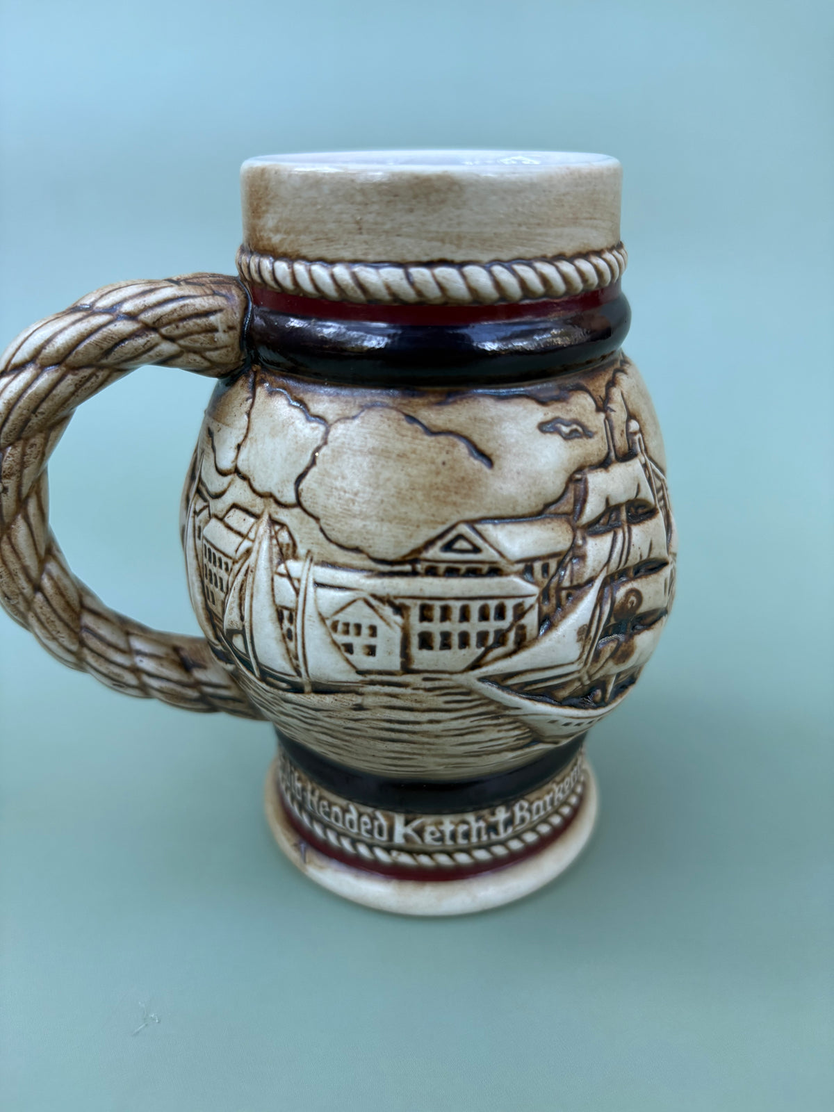 Vintage Avon "Tall Ships" Mini Stein