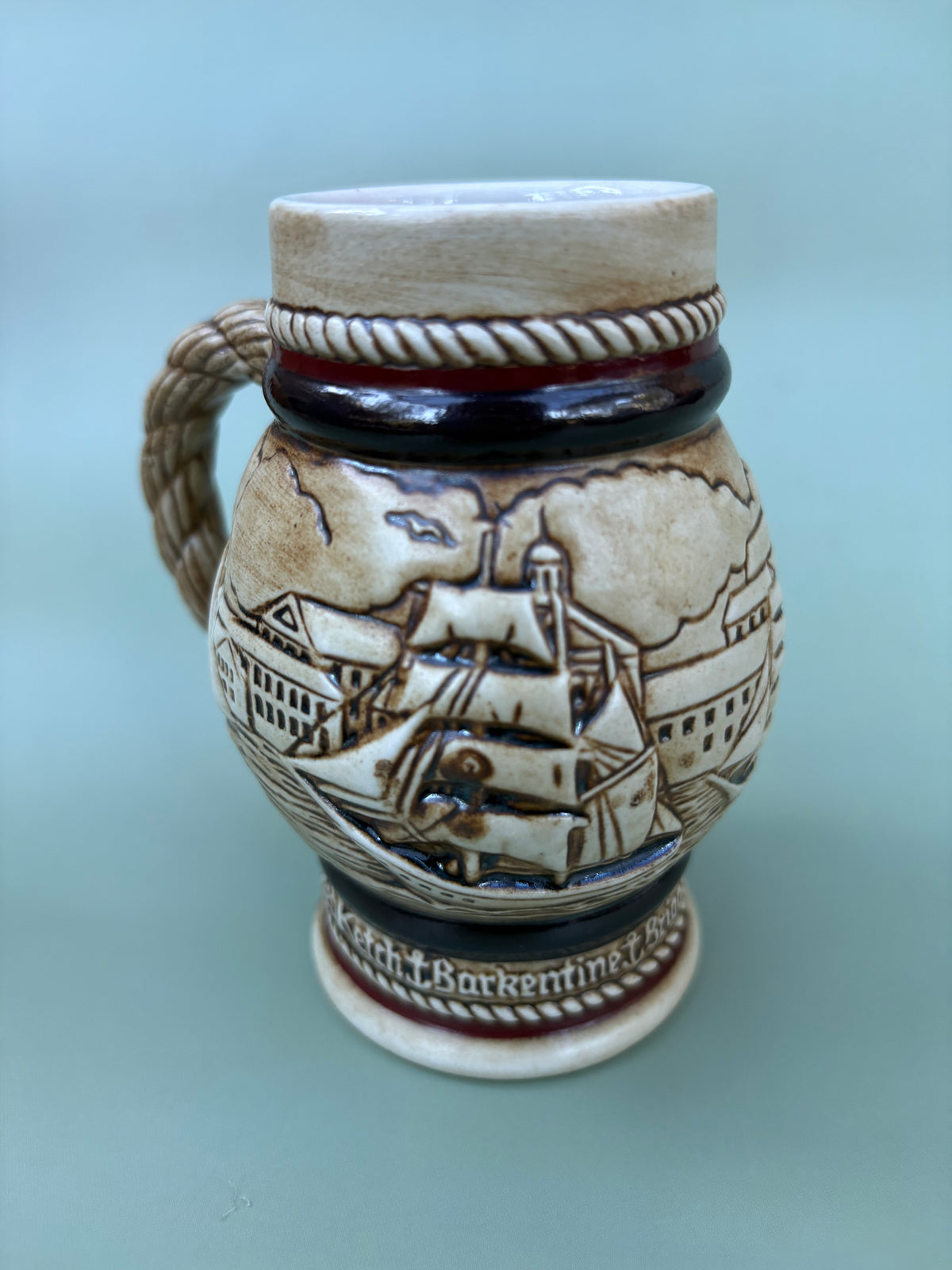 Vintage Avon "Tall Ships" Mini Stein
