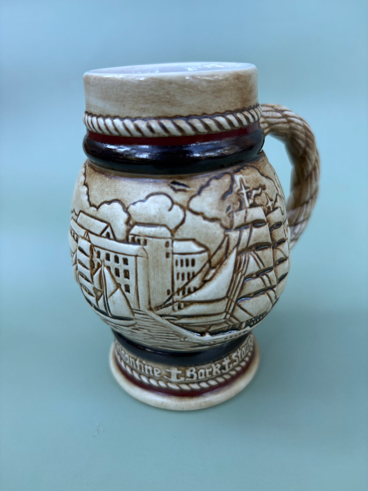 Vintage Avon "Tall Ships" Mini Stein