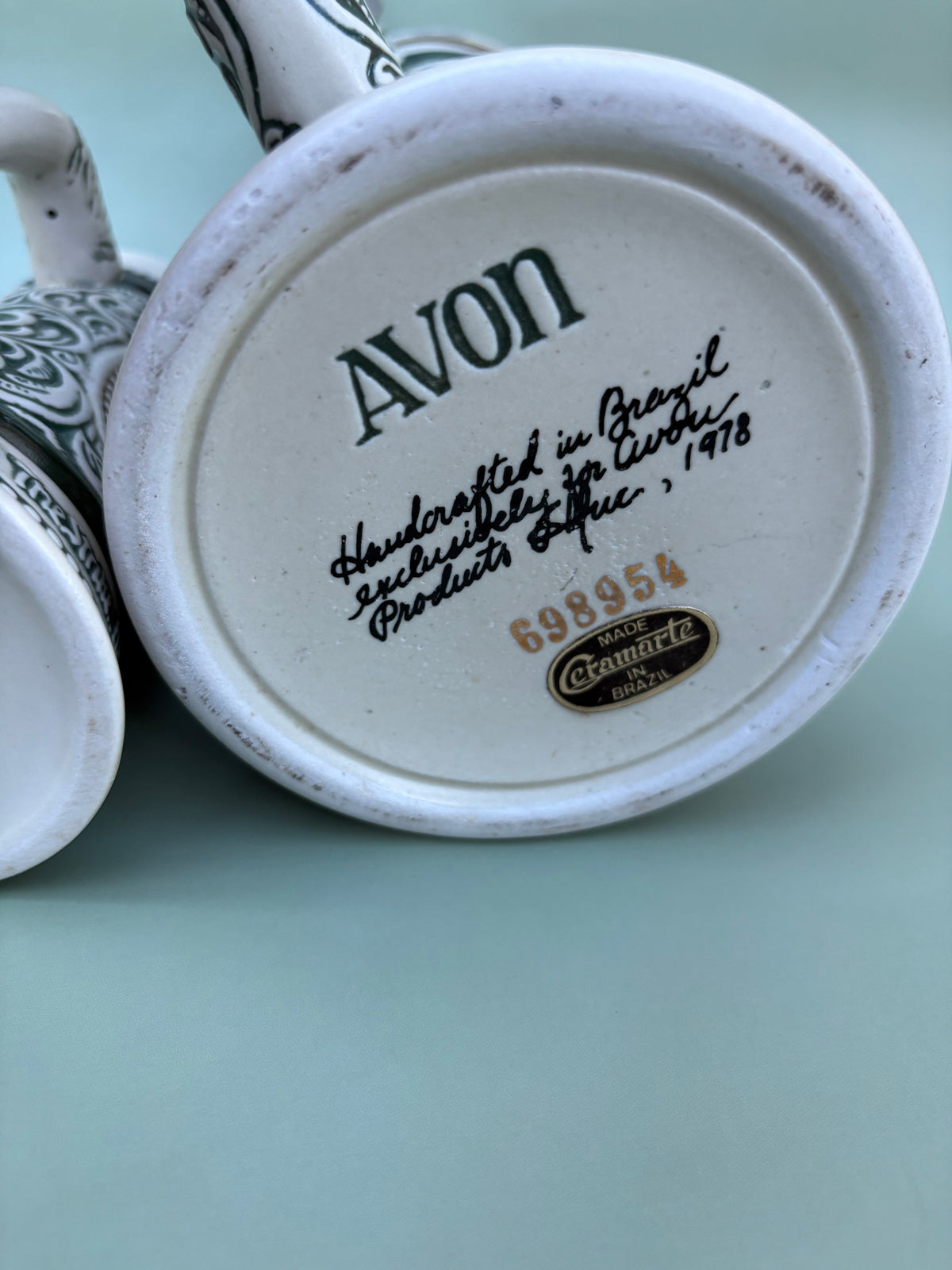 Vintage Avon "Rainbow Trout/English Setter" Stein