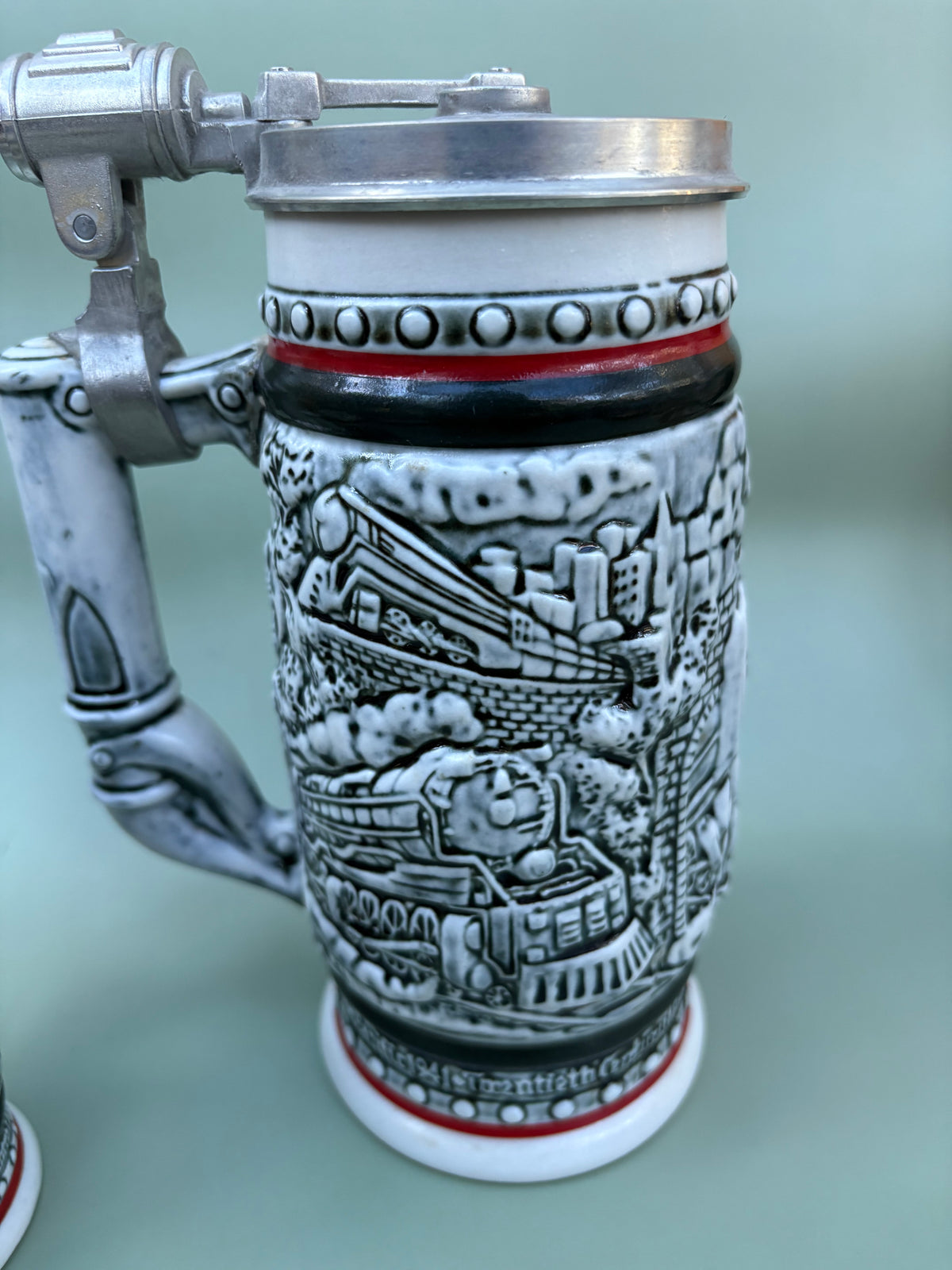 Vintage Avon "The Age of the Iron Horse" Stein