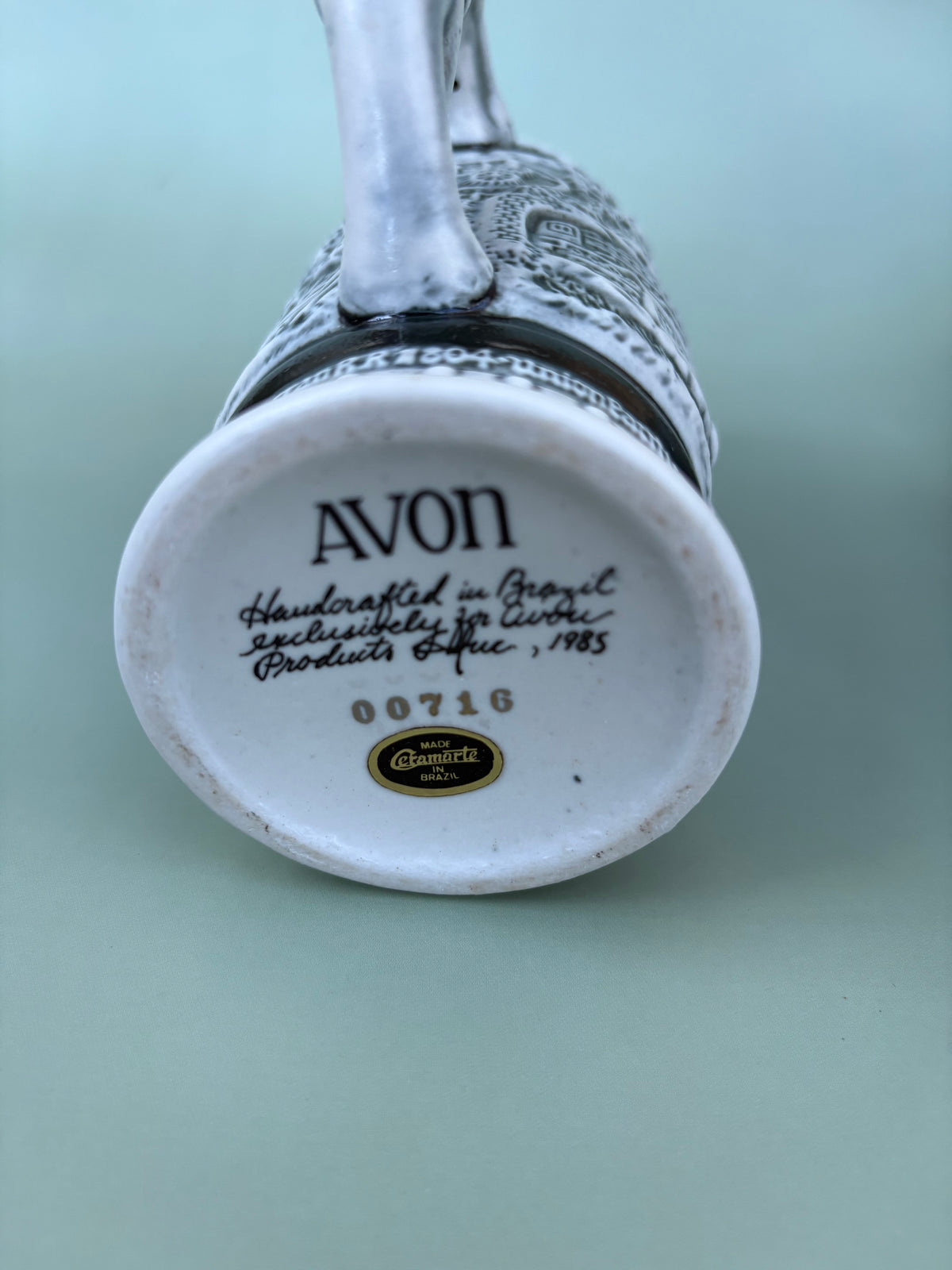 Vintage Avon "Age of the Iron Horse" Mini Stein