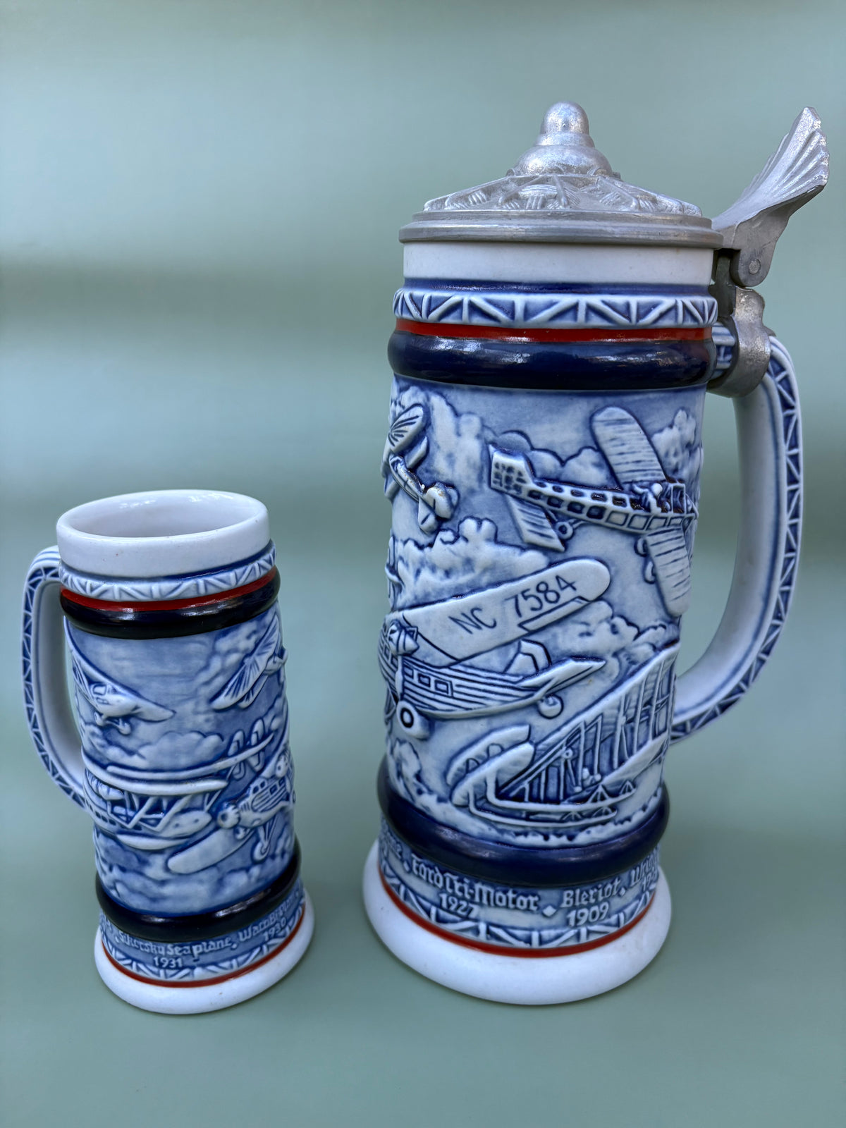 Vintage Avon "Flying Classics" Mini Stein