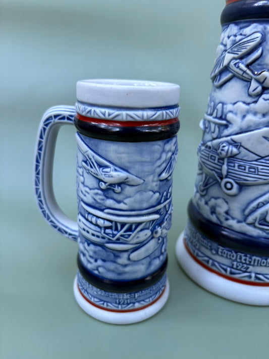 Vintage Avon "Flying Classics" Mini Stein