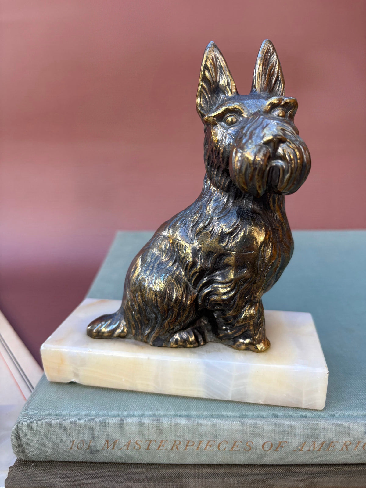 Vintage Pair of Scottie Dog Bookends