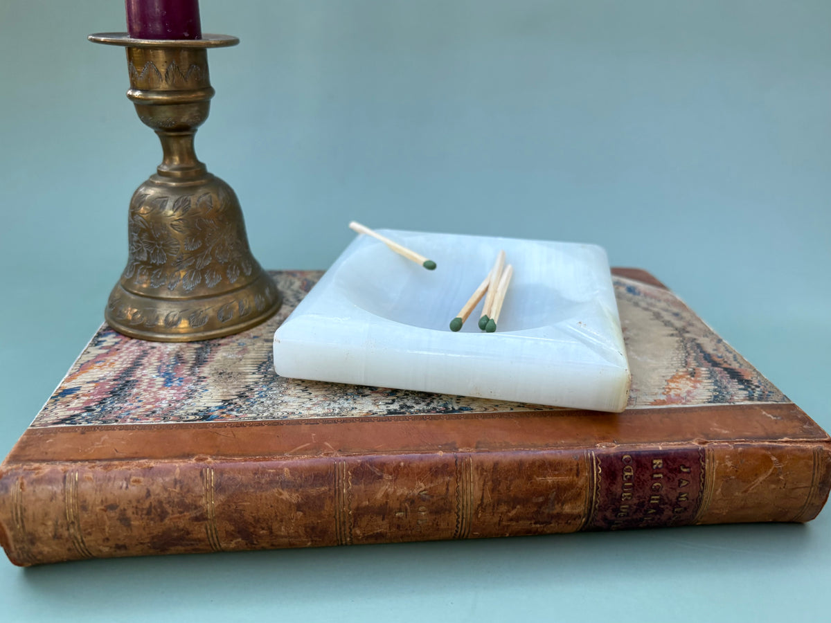 Vintage Square Stone Tray