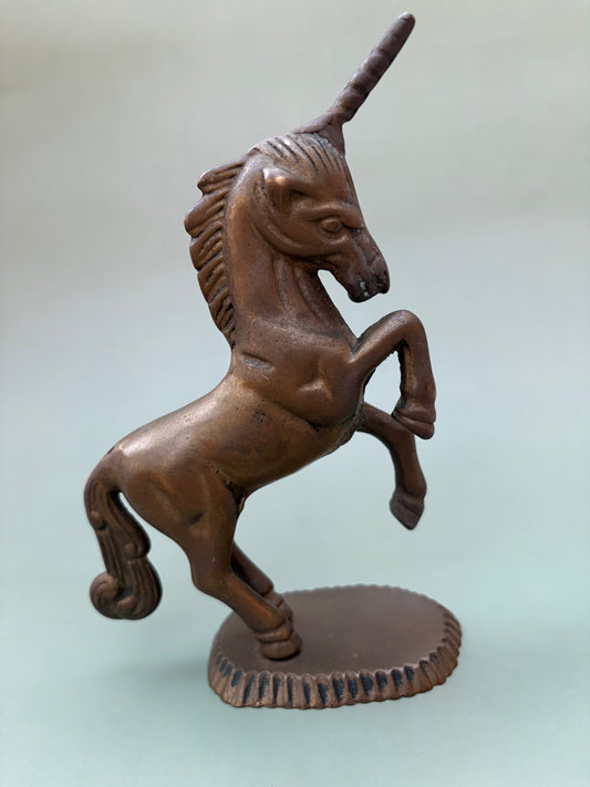 Vintage Brass Unicorn
