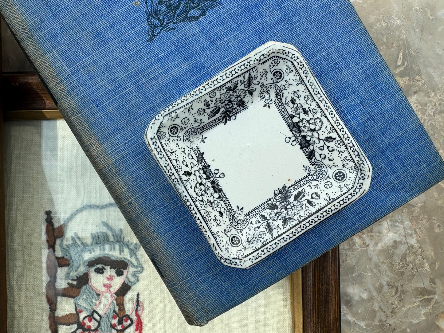 Vintage Transferware Butter Pat