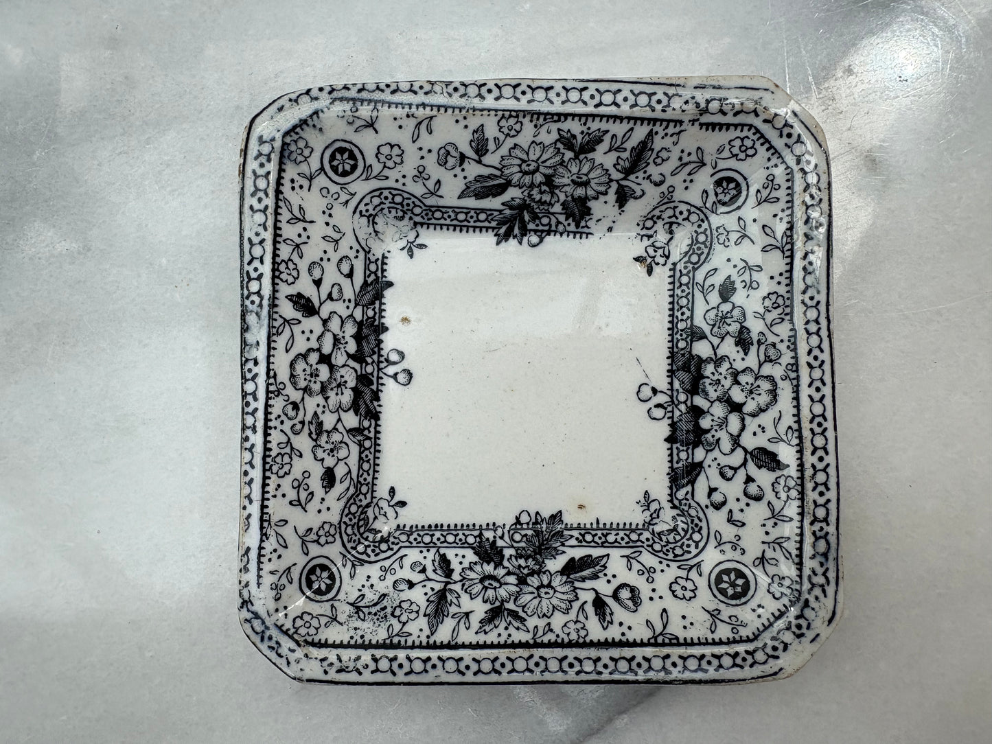 Vintage Transferware Butter Pat